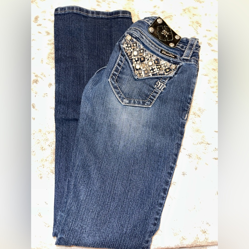 Low rise miss me jeans. Bootcut
